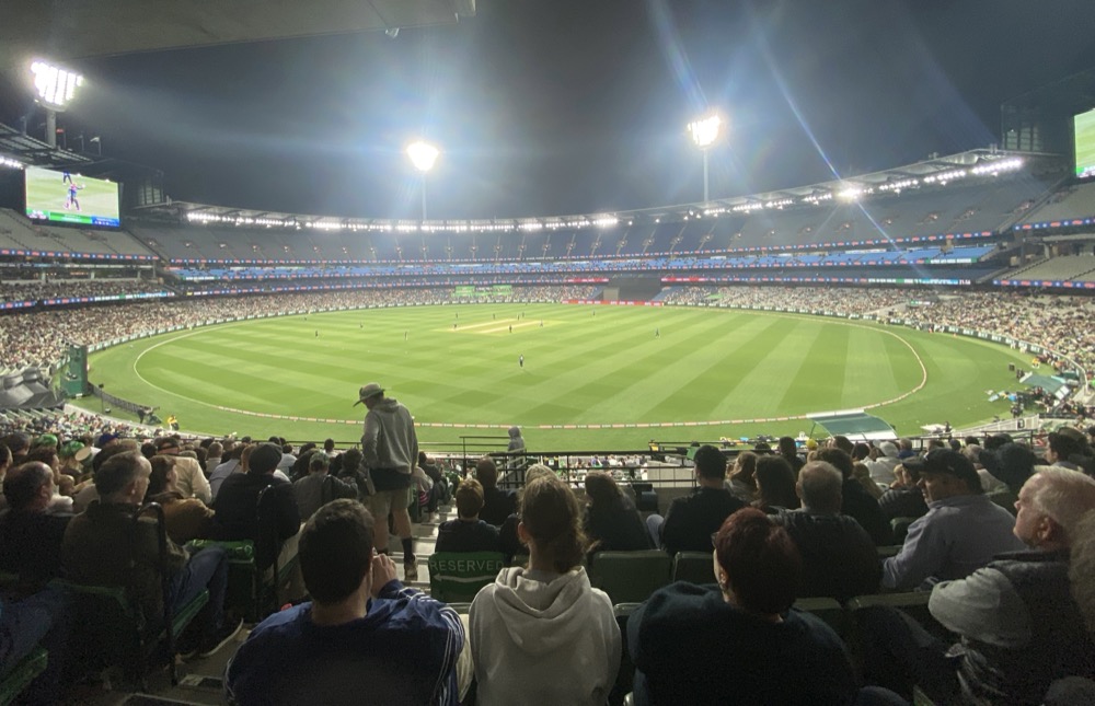 Melbourne Stars playing Adelaide Strikers at the MCG during BBL 2025–26, 13 January 2026