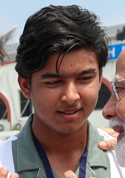 Vaibhav Sooryavanshi meeting Prime Minister Narendra Modi at Patna airport on 30 May 2025; portrait from a public event, not 2026 cricket action
